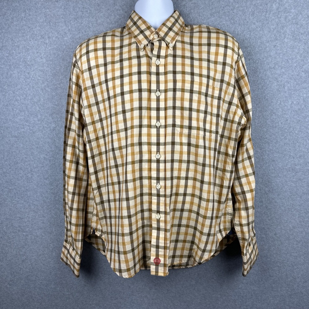 Tre‎ Vero Italian Men's Long Sleeve Button Down Shirt Size XL